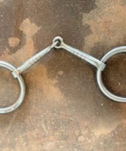 Clark White Fishback Snaffle Bit