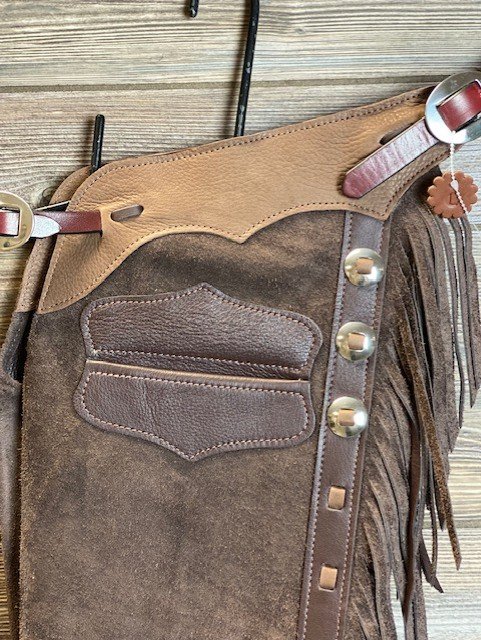 Saddle House Shotgun Chaps – Youth Large