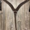 Saddle House Chocolate Tooled Breastcollar