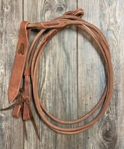Rolled Leather Romal Reins