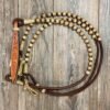 Rolled Leather Romals w/ Rawhide Buttons