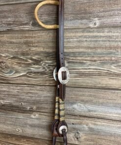 Dennis Moreland Slide Ear Headstall with Rawhide