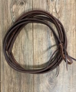 Dennis Moreland 5/8″ Doubled and Stitched Medium Split Reins