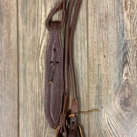 Rolled Leather Romal Reins