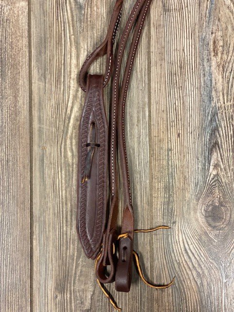 Rolled Leather Romal Reins