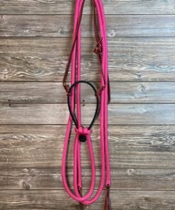 Loping Hackamore – Black/Pink